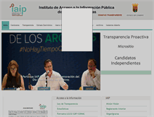 Tablet Screenshot of iaipchiapas.org.mx